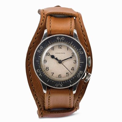 Longines - Estremamente Raro Longines “weems” Mk Viia Raf, Acciaio, Carica Manuale, Circa 1940