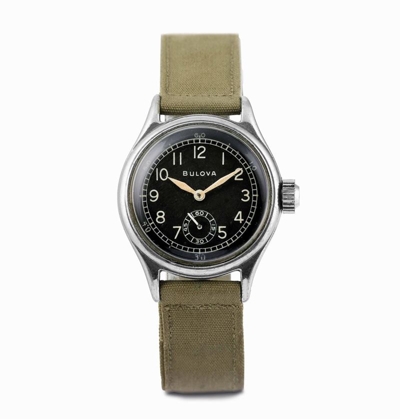 BULOVA - Raro orologio Bulova A-11 Air Force World War II, carica manuale, piccoli secondi, 31mm, circa 1940  - Auction Watches and Pocket Watches - Cambi Casa d'Aste