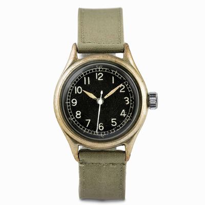 Bulova - Raro Bulova A-11 Air Force World War II, Carica Manuale, 31mm, Circa 1940