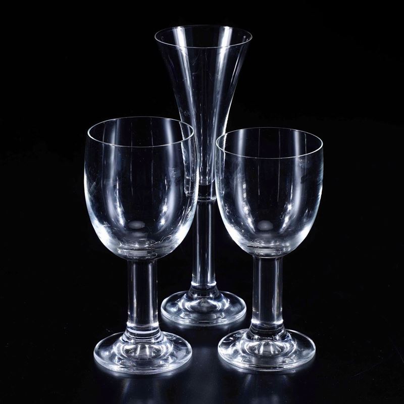 Servizio di bicchieri Germania, Manifattura Rosenthal-Thomas, seconda metà XX secolo  - Asta L'Art de la Table - Cambi Casa d'Aste