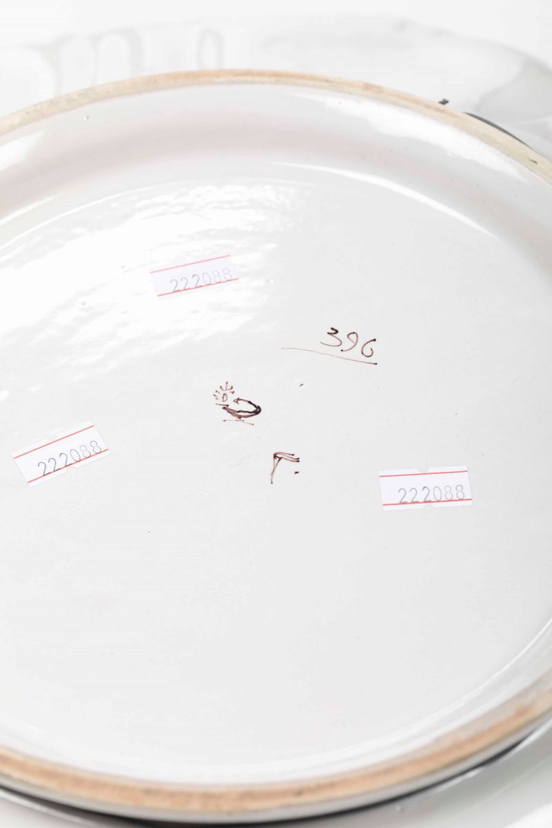 Vaso e Bacile Albisola, Manifattura la Casa Dell’arte”, Secondo Quarto del XX Secolo