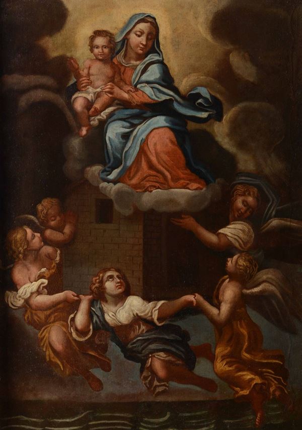 Scuola italiana del XVII secolo Miracolo di Loreto
