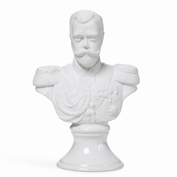 A bust of Tsar Nicholas II, Russia, 1901ca