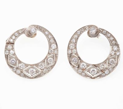 Yard. Orecchini con Diamanti
