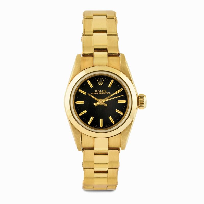 ROLEX - Elegante Oyster Perpetual 26 ref. 67188, oro giallo 18 ct., automatico cal. 2130, circa 1990  - Auction Watches and Pocket Watches - Cambi Casa d'Aste