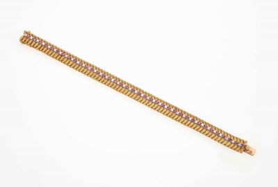 Bracciale con Diamanti e Rubini