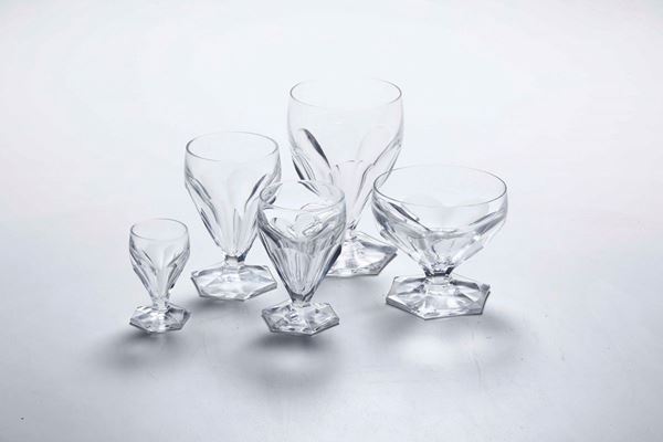 Servizio di bicchieri del XX secolo