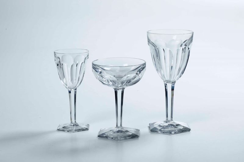 Parte di servizio di bicchieri, XX secolo  - Auction Table furniture | Cambi Time - Cambi Casa d'Aste