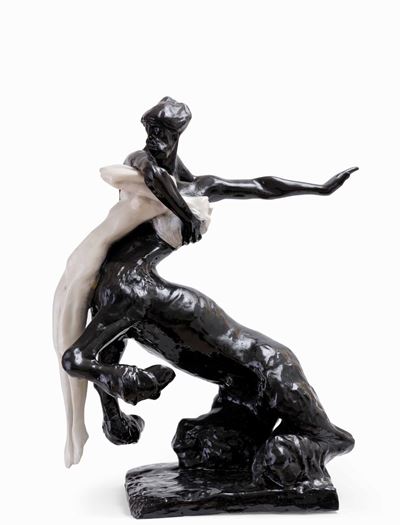 Enrico Mazzolani (1876-1968) Milano, 1927centauro e Ninfa
