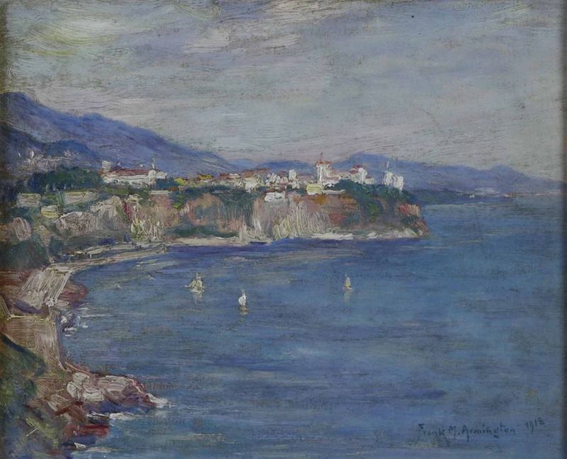 Frank Milton Armington (1876 - 1941) Monaco, 1918  - Auction 19th and 20th Century Paintings | Cambi Time - Cambi Casa d'Aste