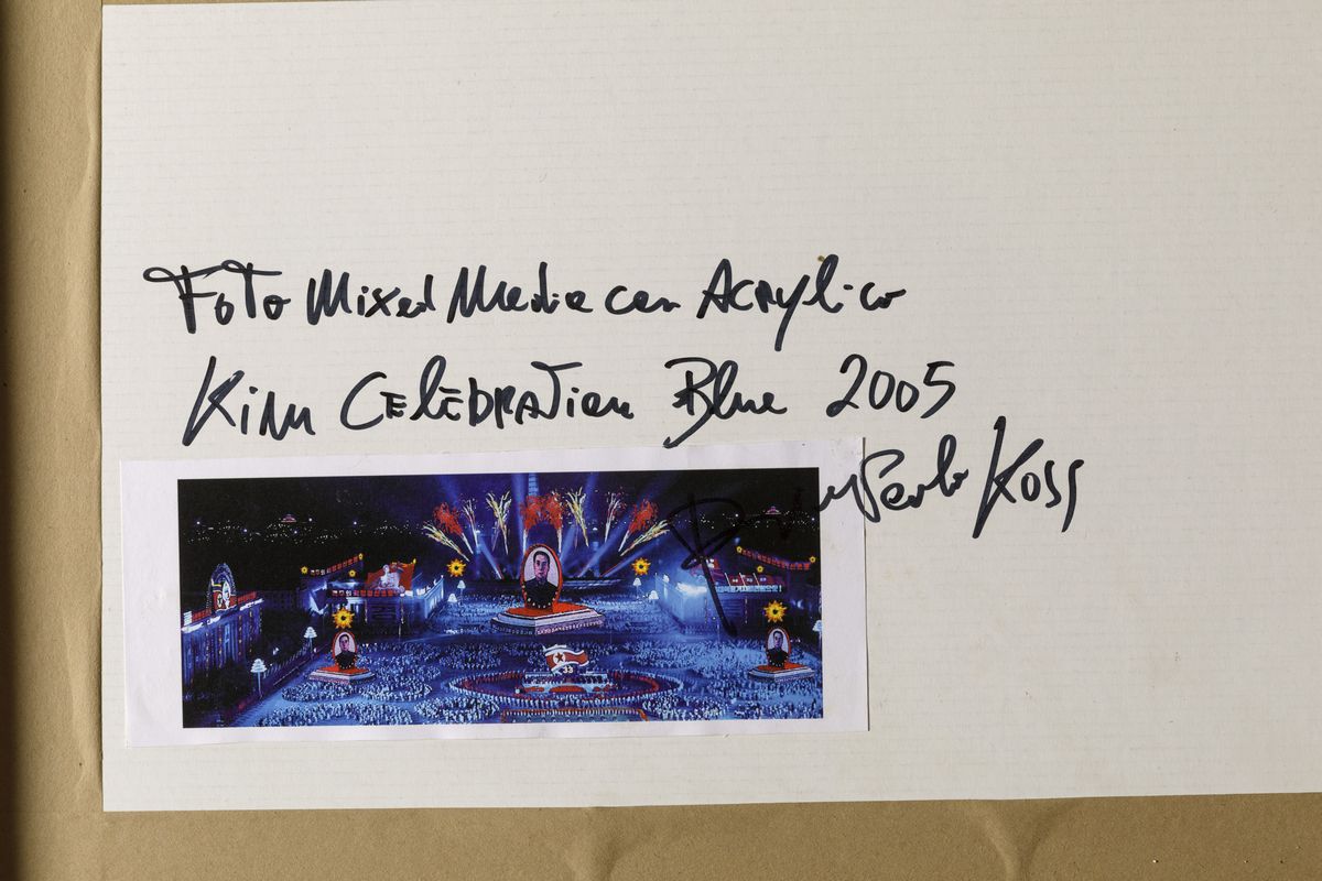 Pier Paolo Koss (1959)“kim Celebration “ Blu, 2005