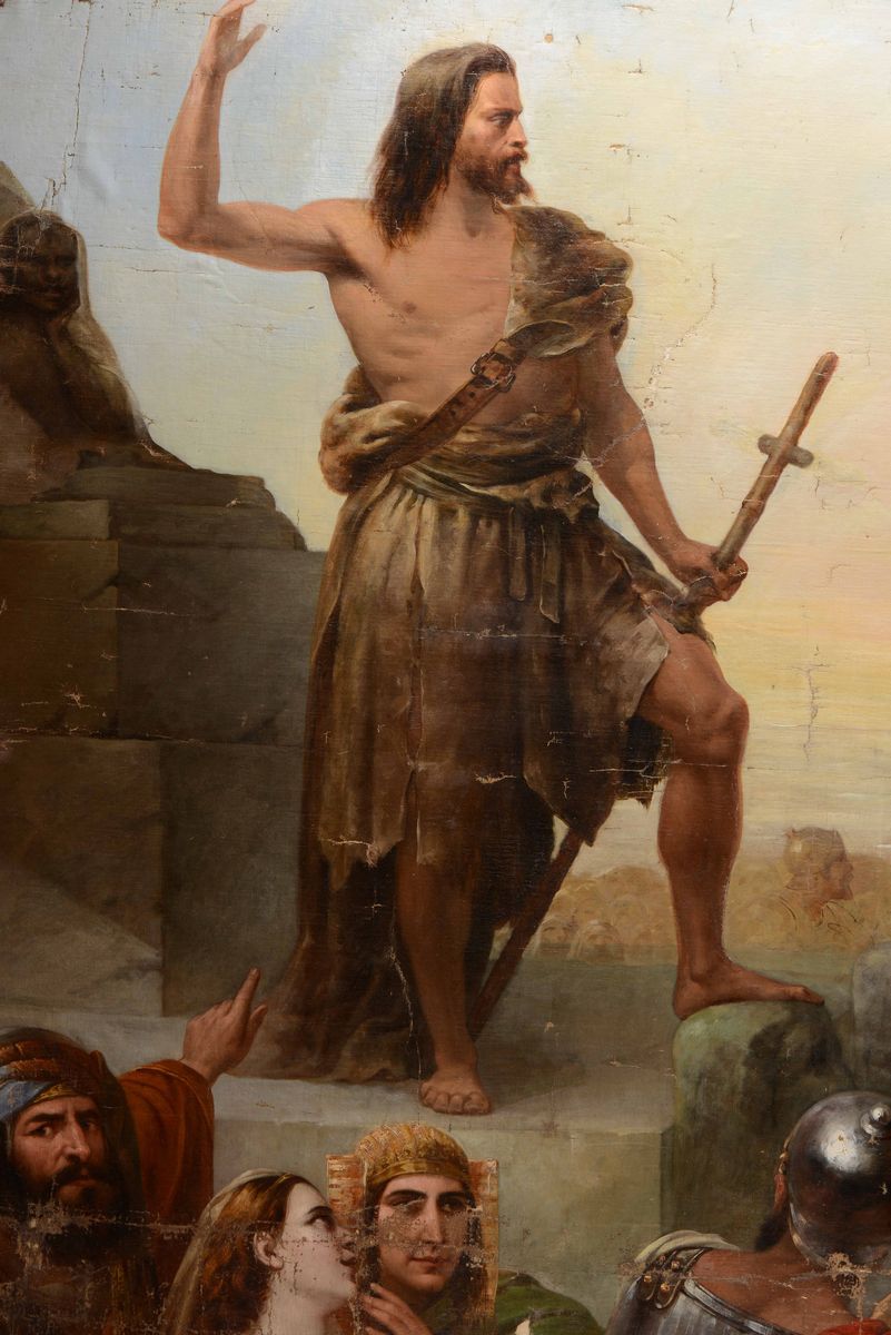 Giacomo Trecourt (bergamo 1812 - Pavia 1882), Ambito Dila Predica di San Giovanni Battista