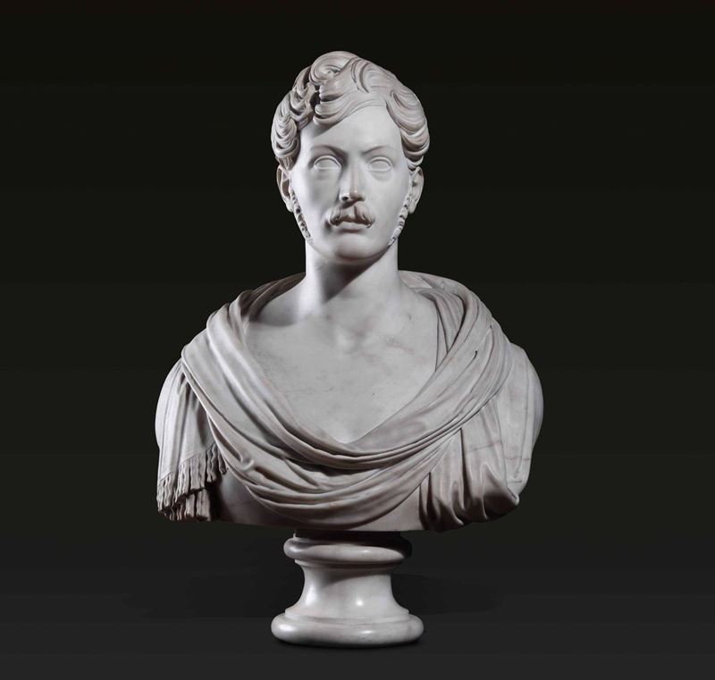 A marble bust, Italy, early 1800s  - Auction Sculpture and Works of Art - Cambi Casa d'Aste