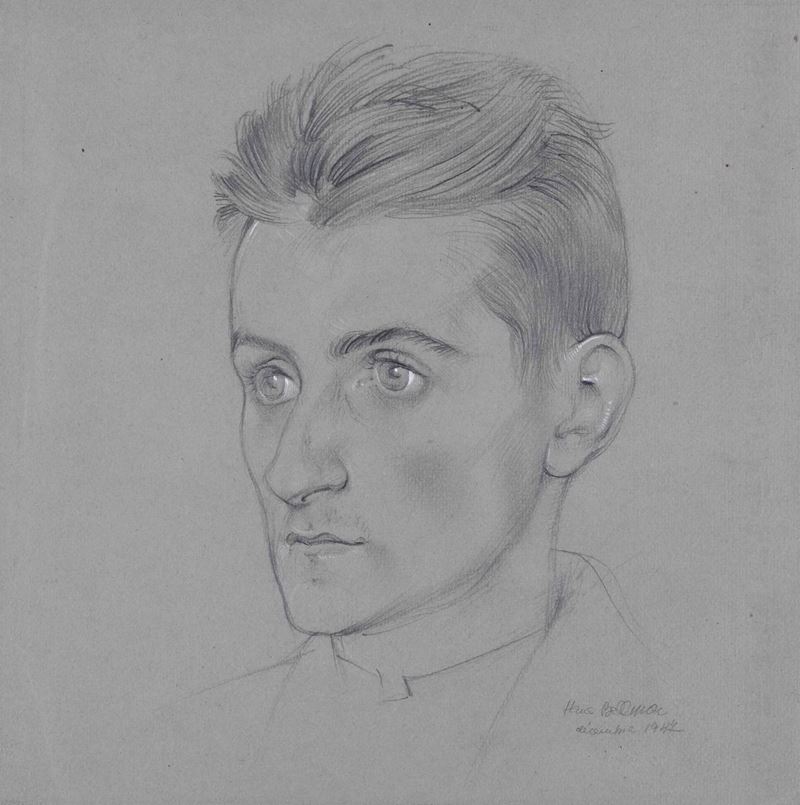 Artista tedesco del XX secolo Ritratto di giovane  - Auction Old Master Drawings - Cambi Casa d'Aste