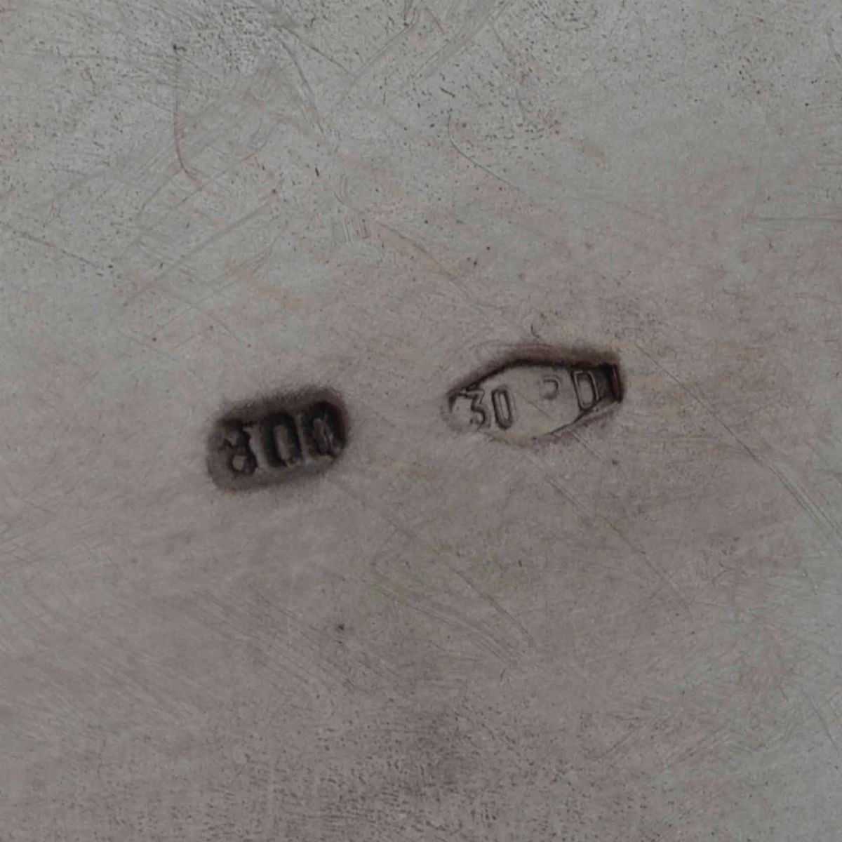 Dodici Coppette in Argento. Argenteria Veneta del XX Secolo. Argentiere Fratelli Zaramella, Padov...
