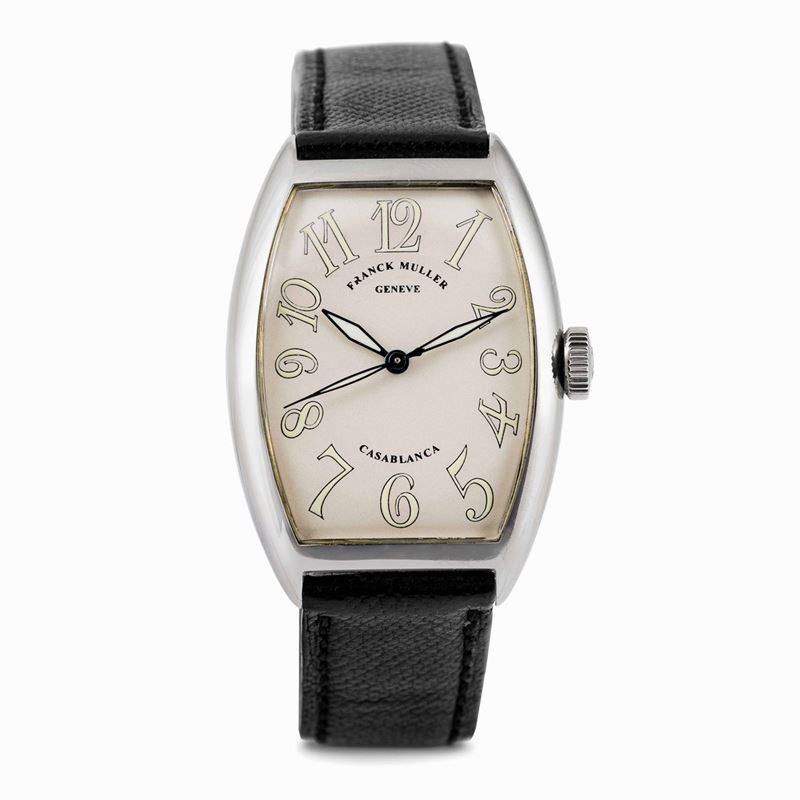 FRANCK MULLER - Elegante e iconico Casablanca ref. 5850, acciaio, automatico, completo di scatola e garanzia  - Auction Watches and Pocket Watches - Cambi Casa d'Aste