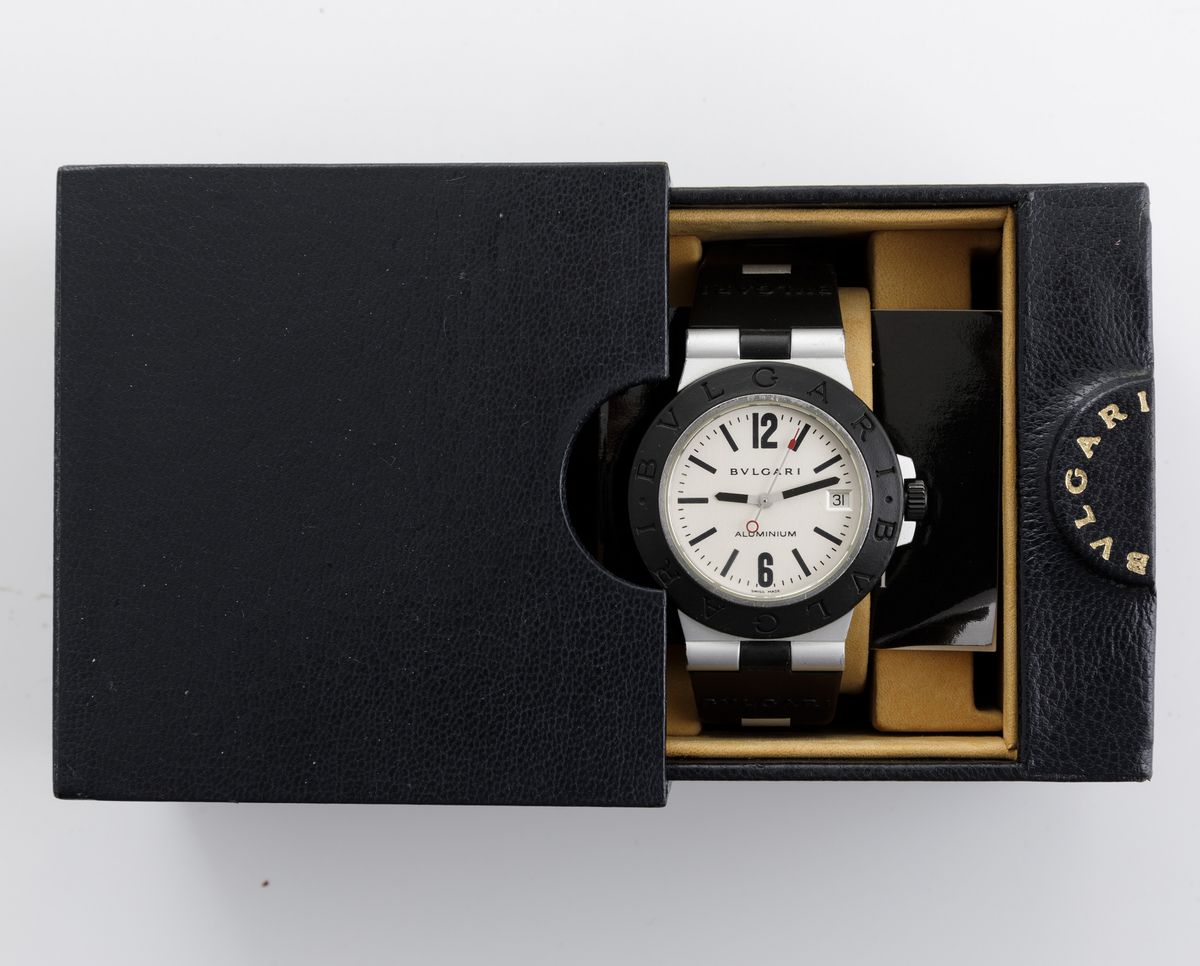 Bvlgari - Diagono Alluminio Ref. Al38ta , Alluminio, Automatico, Completo di Scatola e Garanzia