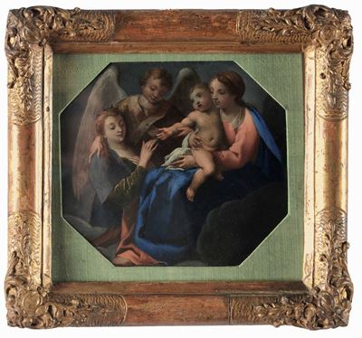 Scuola Italiana del XVIII Secolomatrimonio Mistico di Santa Caterina