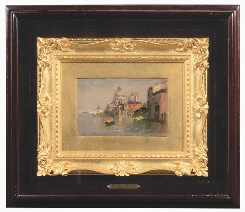 Emanuele Brugnoli : Emanuele Brugnoli (1859-1944) Venezia  - Auction 19th and 20th Century Paintings - Cambi Casa d'Aste