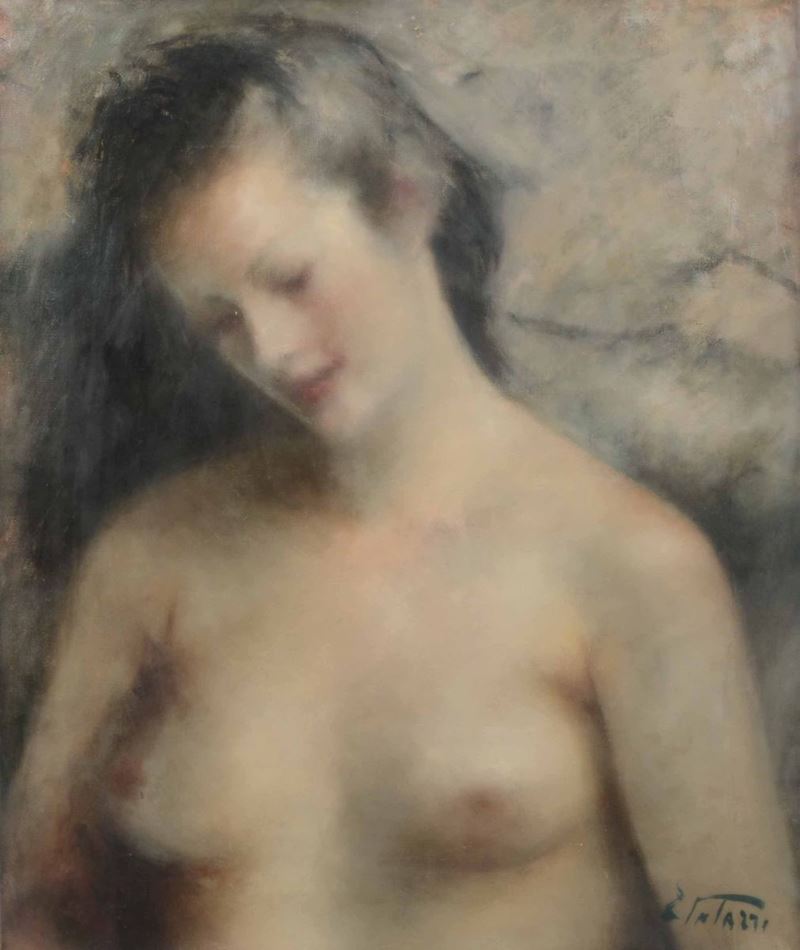 Elio Petazzi (1912-1998) Nudo di donna  - Auction 19th and 20th Century Paintings | Cambi Time - Cambi Casa d'Aste