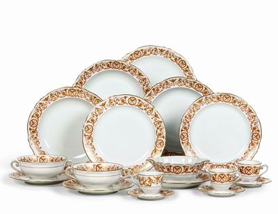Servizio da Tavola Francia, Limoges, Manifattura "georges Boyer”, Seconda Metà del XX Secolo