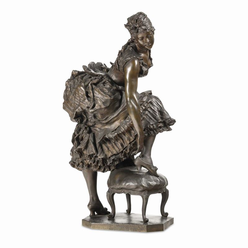 Fonditore del XX secolo Figura femminile  - Auction Sculpture of 19th and 20th Century - Cambi Casa d'Aste