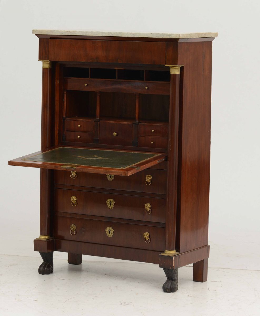 Secretaire Impero Lastronato, XIX Secolo