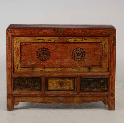 Credenza in Legno Dipinto, XIX Secolo