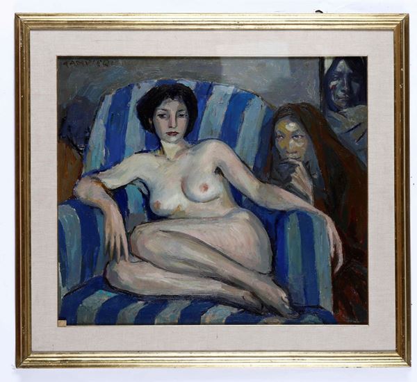 Giuseppe Tampieri (1918 - 2014) Nudo femminile