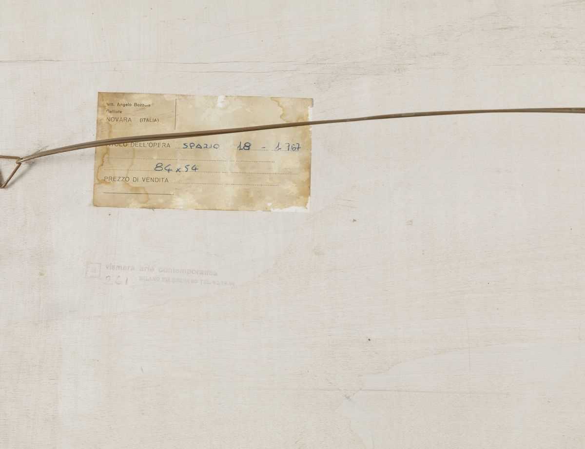 Angelo Bozzola (1921-2010)spazio 18, 1967