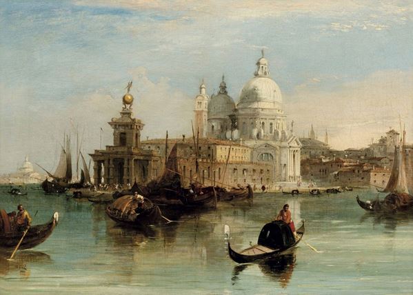 Artista del XIX secolo Vedute di Venezia