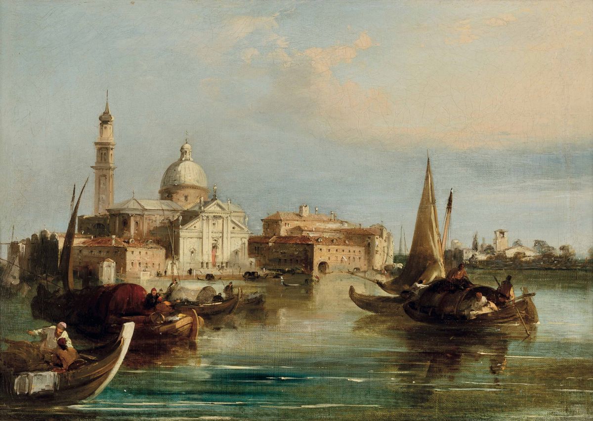 Artista del XIX Secolovedute di Venezia