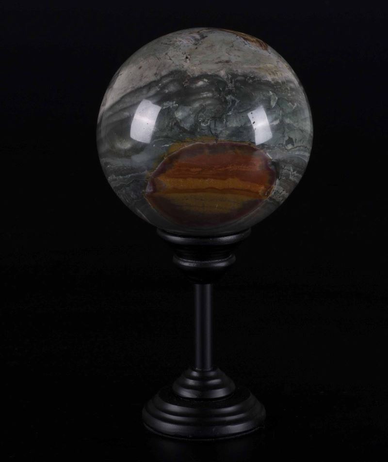 Grande sfera in diaspro  - Auction Mirabilia - Cambi Casa d'Aste