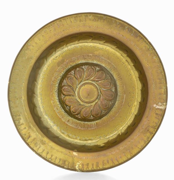 A brass plate, Germany, 1500s