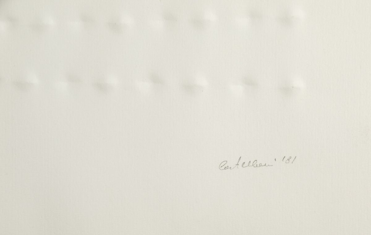 Enrico Castellani (1930-2017)senza Titolo, 1981