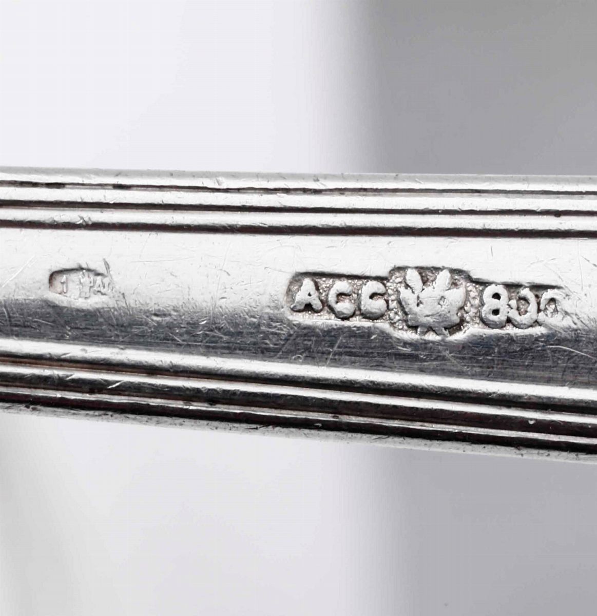 Servizio di Posate in Argento. Argenteria Italiana del XX Secolo. Argentiere Cesa, Alessandria