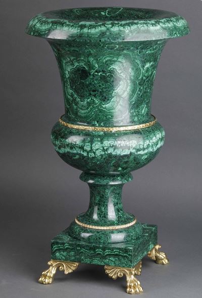 Vaso Mediceo in Malachite