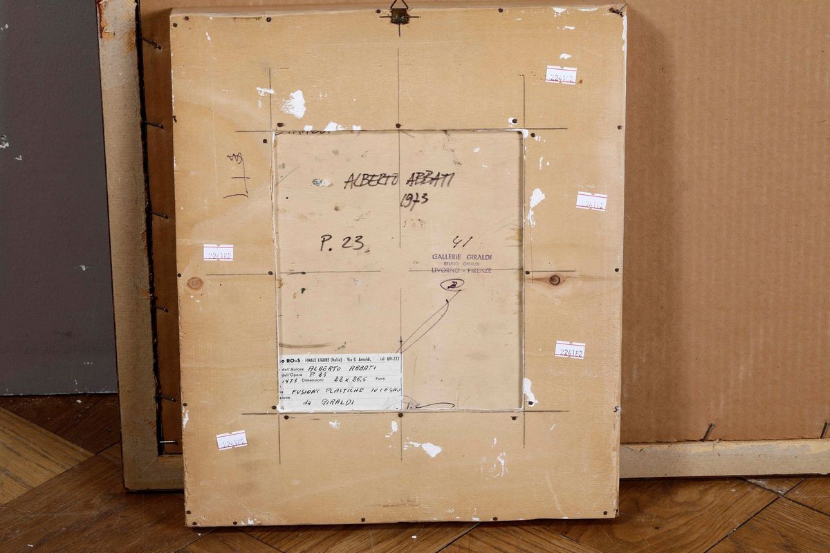 Alberto Abbati - P. 23 - Fusione Plastiche su Legno