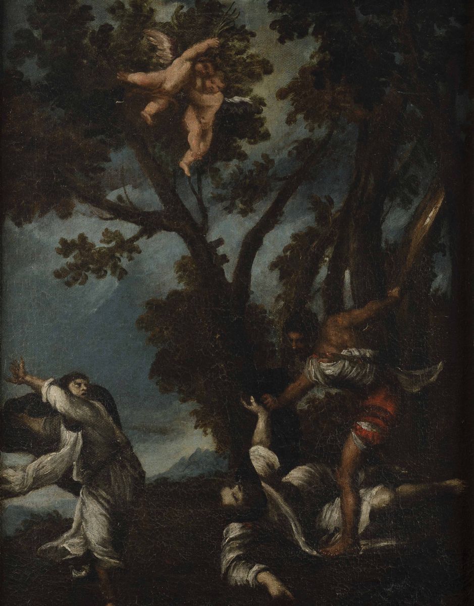 Tiziano Vecellio Copia da - Abramo e Isacco