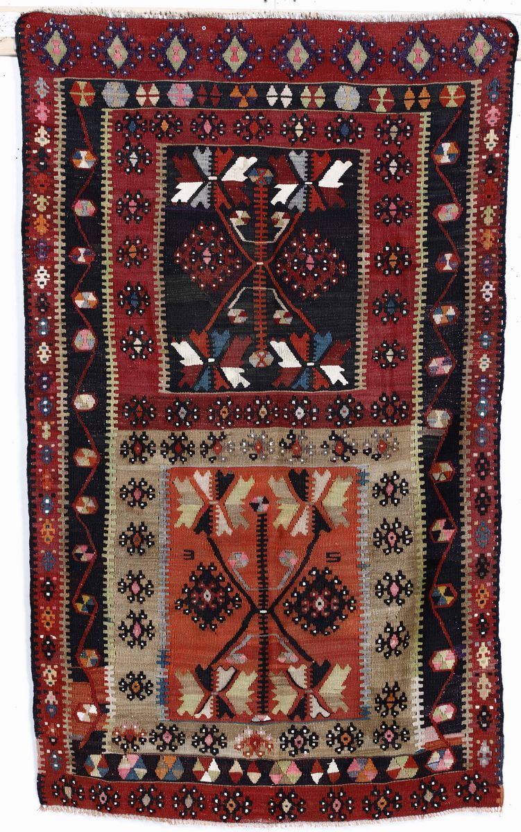 Kilim Anatolia inizio XX secolo  - Auction Carpets | Cambi Time - Cambi Casa d'Aste