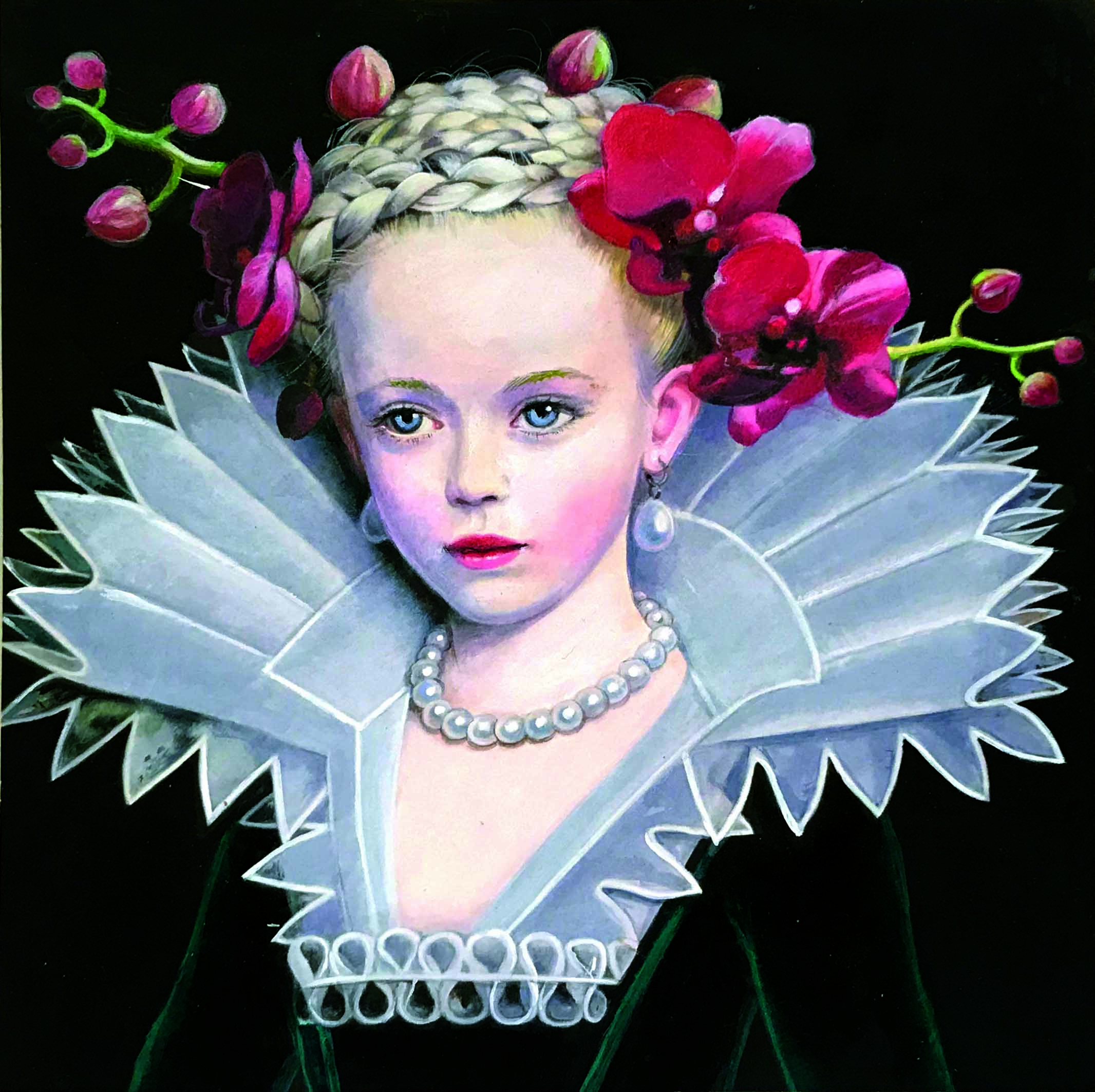 Titti Garelli (1948)gothic Queens: Pink Roses & Red Orchid