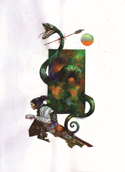 Sergio Toppi (1932-2012)la Leggenda del Serpente