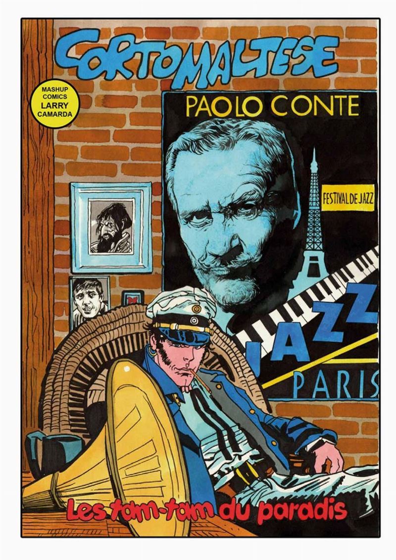 Larry Camarda (1965) Corto Maltese / Paolo Conte  - Auction Masters of Comics - I - Cambi Casa d'Aste