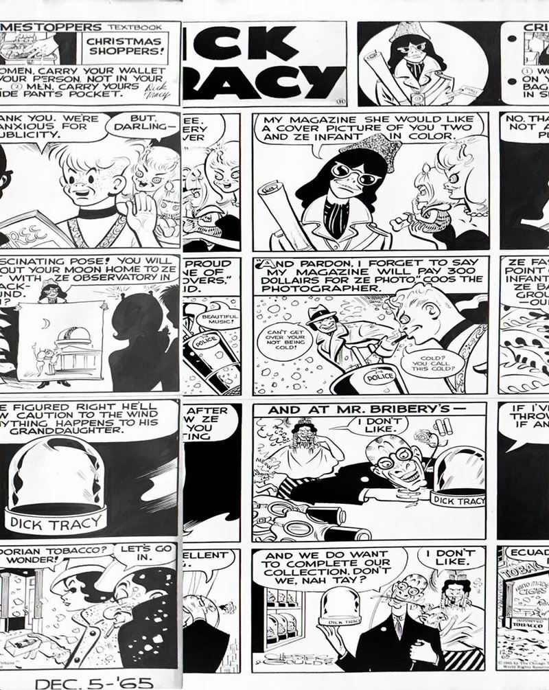 Chester Gould (1900-1985) Dick Tracy – Crimestoppers  - Asta Fumetti d'Autore - I - Cambi Casa d'Aste