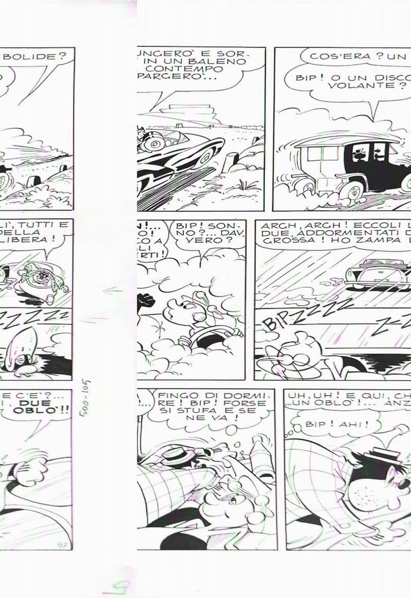 Romano Scarpa (1927-2005) Bip Bip 15  - Asta Fumetti d'Autore - I - Cambi Casa d'Aste
