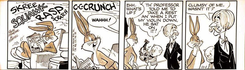 Ralph Heimdal (1909-1981) & Al Stoffel (XX) Bugs Bunny & Porky Pig  - Asta Fumetti d'Autore - I - Cambi Casa d'Aste