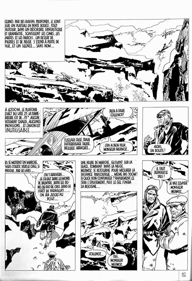 Attilio Micheluzzi (1930 – 1990) Mermoz  - Auction Masters of Comics - I - Cambi Casa d'Aste