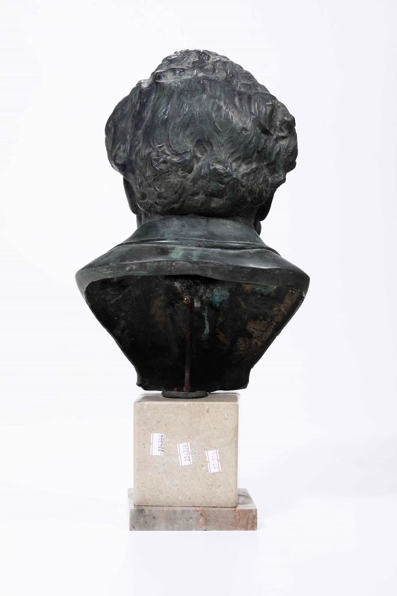 Scultura in Bronzo Raffigurante Giosuè Carducci, XX Secolo