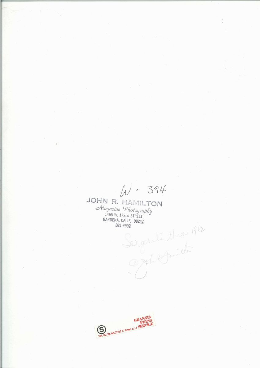 John R. Hamilton (1923-1997)frank Sinatra “sergent 3”, 1962