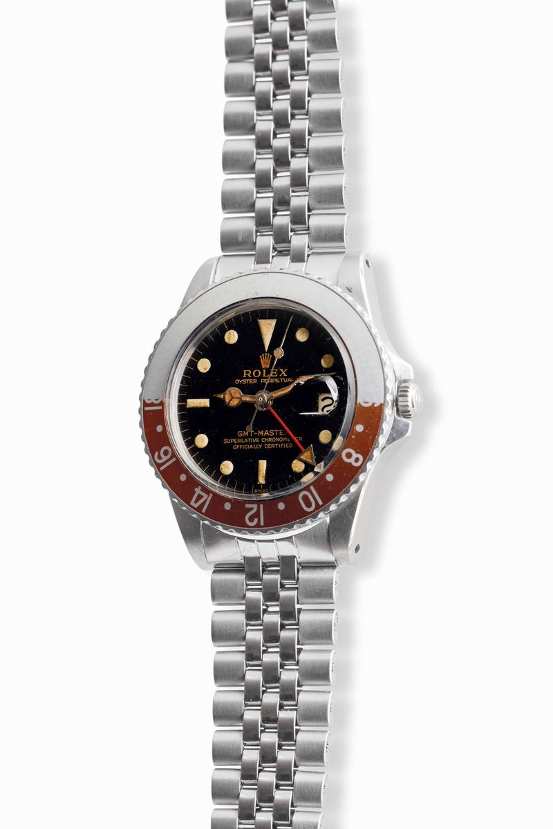 Rolex - Raro Gmt Master Cornino Ref. 1675, Quadrante Transizionale Swiss, Acciaio, Automatico Cal...